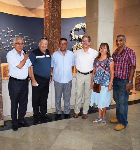 Foto de Visita delegación argelina la Biblioteca Nacional de Cuba 
